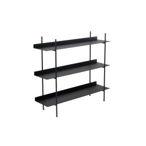 Etagère en métal noir 3 niveaux style loft