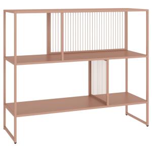 Étagère en métal vieux rose