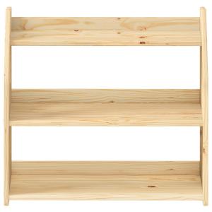 Etagère enfant 3 étagères en bois massif, coloris naturel