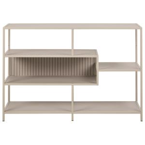 Étagère industrielle en acier et métal 114cm gris