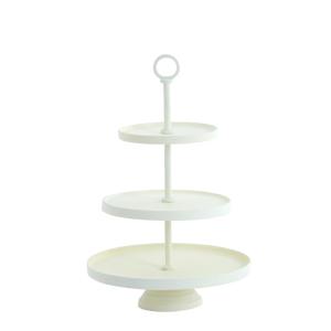 Etagère métal crème Ø32cm