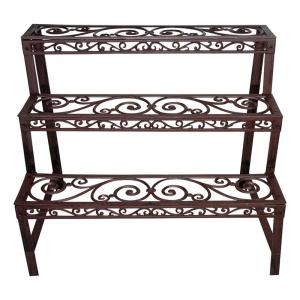 Etagère métal déco 3 niveaux 79cm