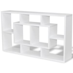 Étagère meuble design murale blanche 85 x 16 x 47.5 cm