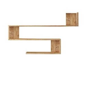 Etagère murale 3 tablettes effet bois