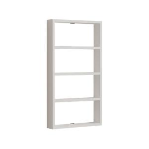 Etagère murale 4 tablettes H80 cm - Blanc