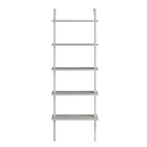 Etagère murale 5 plateaux décor blanc