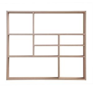 Etagère Murale 9 Compartiments L90 cm - Marron