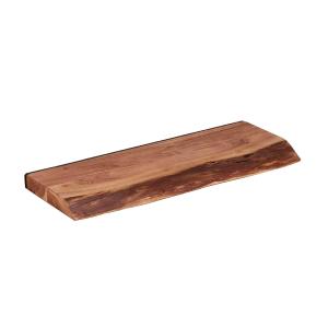 Etagère murale bord naturel en acacia massif L60cm