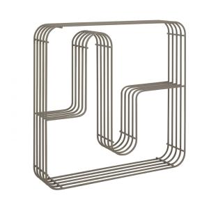 Etagère murale carrée curva Taupe