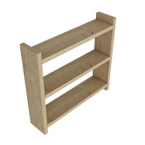 Etagère murale de cuisine H40 cm - Effet Chêne