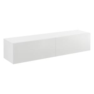 Étagère murale design meuble blanche 140 x 33 x 30 cm