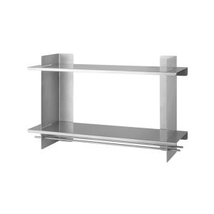 Étagère murale en acier inoxydable, 70 cm