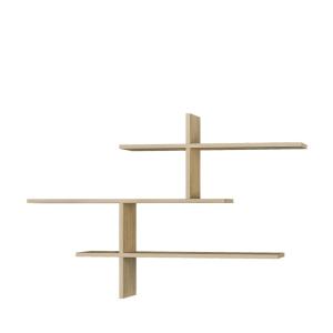 Étagère murale en bois L123cm - Bois clair