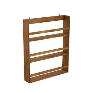 Étagère murale en bois L73cm - Bois foncé