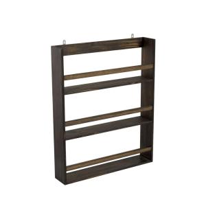 Étagère murale en bois L73cm - Noir
