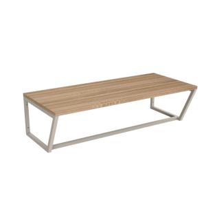 Étagère murale en métal blanc et effet chêne 80 x 36 x 22 c…