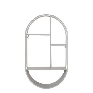 Étagère murale en métal gris clair FETYA métal gris 15x15x6…