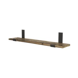 Étagère murale flottante en bois olive 110 cm