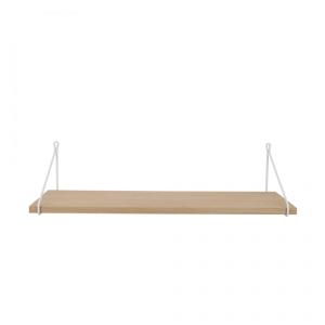 Étagère murale support en bois chêne brut vintage pour éque…