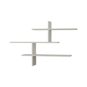 Etagère murale suspendue L123 cm - Blanc