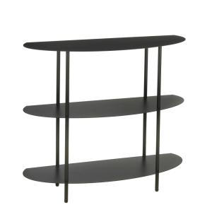 Étagère Noire Fer H81xl28xL90cm