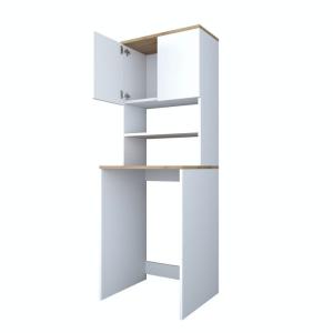 Etagère pour machine à laver 2 étagères 2 portes H183,6 cm…