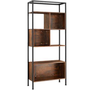 Étagère Style industriel anti-basculement 75x31x1705 cm boi…