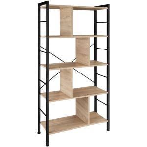 Étagère style industriel antibasculement 755x30x155cm bois…