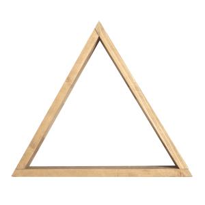 Etagère triangulaire en bois d'épicéa massif couleur nature…