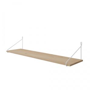 Etagère Vintage Chêne Rustique Brut 100 x 25 cm