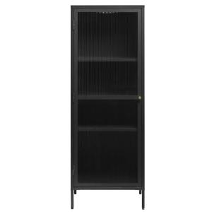 Étagère vitrée 160cm noir