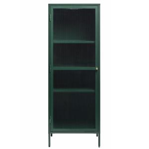 Étagère vitrée 160cm vert