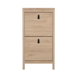 Etagères à chaussures 2 portes abattantes H102,9 cm - Effet…