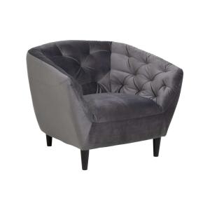 Fauteuil 1 place gris foncé