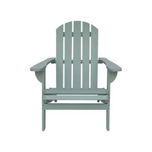 Fauteuil adirondack vert de gris en bois d'acacia avec acco…