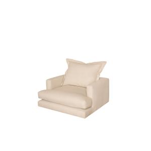 Fauteuil beige 105x106cm