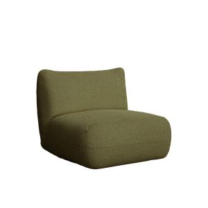 Fauteuil bouclé vert