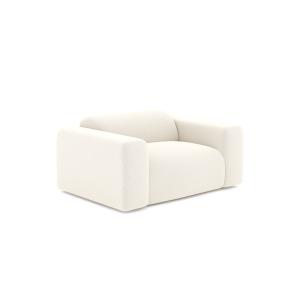Fauteuil bouclette crème