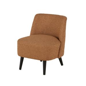 Fauteuil bouclettes marron