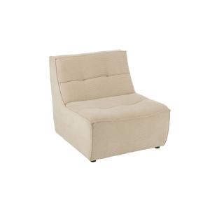 Fauteuil chauffeuse lounge en velours côtelé