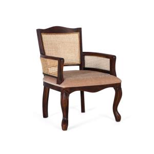 Fauteuil classique en bois d’acacia