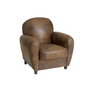 Fauteuil club marron