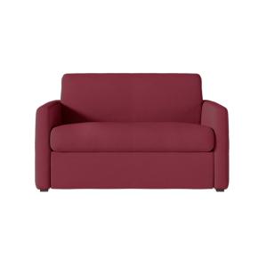 Fauteuil convertible couchage 100x190cm tissu bordeaux  mat…