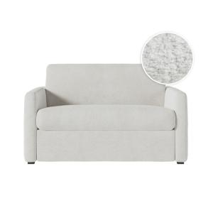Fauteuil convertible couchage 100x190cm tissu bouclette mat…