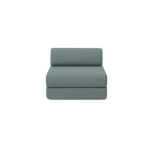 Fauteuil convertible et modulable 1 place en tissu lisse bl…