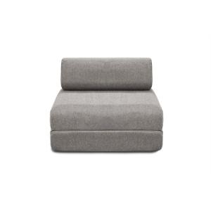 Fauteuil convertible et modulable 1 place en tissu lisse gr…