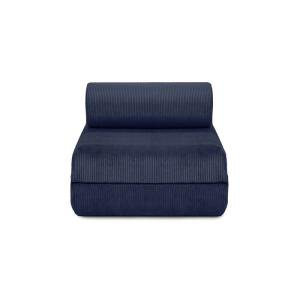 Fauteuil convertible et modulable 1 place en velours côtelé…