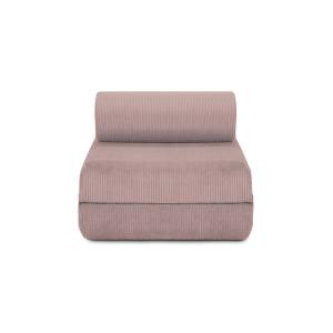 Fauteuil convertible et modulable 1 place en velours côtelé…