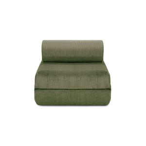 Fauteuil convertible et modulable 1 place en velours côtelé…
