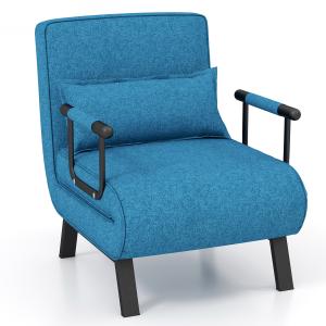 Fauteuil convertible lit avec dossier réglable en 6 positio…